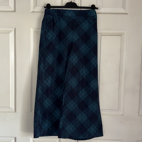 Anthropologie Maeve Taffeta Printed Cropped Wide Leg Pants - Picture 5 of 9